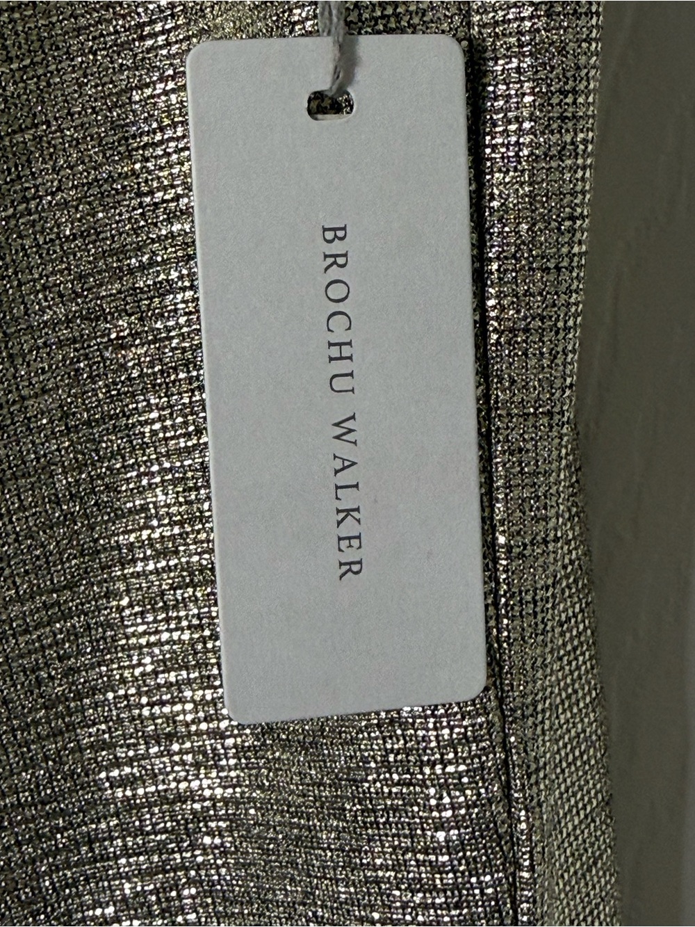 Brochu Walker Nova Top Metallic Draped Cowl Neck Bronze Size L NWT - Picture 5 of 8